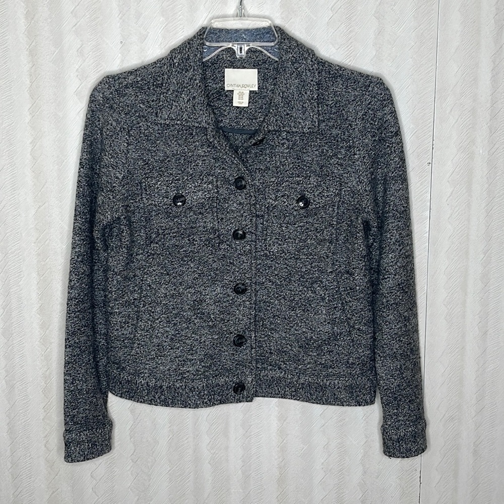 ❤️ 🆕 CYNTHIA ROWLEY Jacket Size XS - Picture 2 of 4